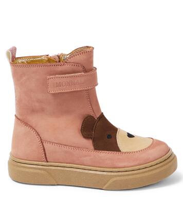 Stiefel aus Leder | Monnalisa