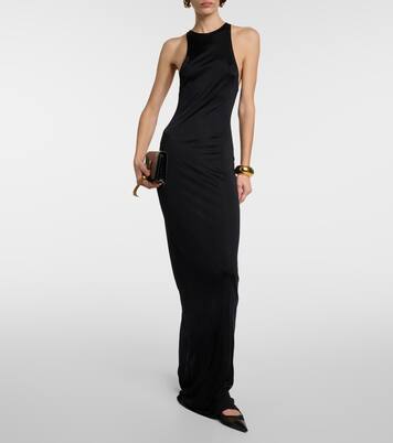 Salones destalonados Oxalis 30 con piel | Saint Laurent