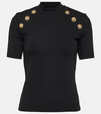 Embellished jersey T-shirt | Balmain