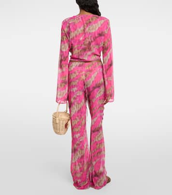 Weite Mid-Rise-Hose Teresa | Bananhot