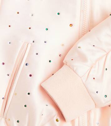 Embellished satin bomber jacket | Stella McCartney Kids
