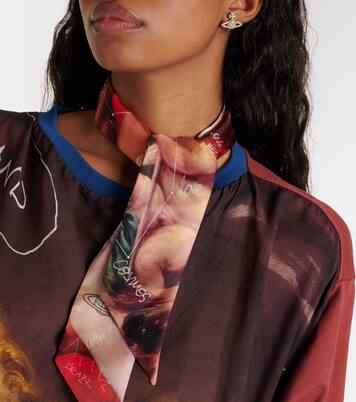 Bedrucktes Tuch aus Seiden-Twill | Vivienne Westwood