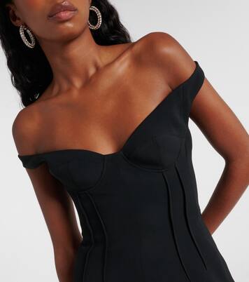 Off-Shoulder-Minikleid | David Koma