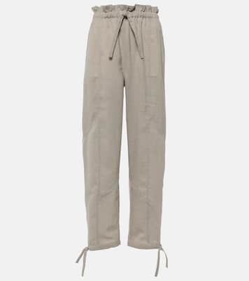 Weite High-Rise-Hose | Ganni