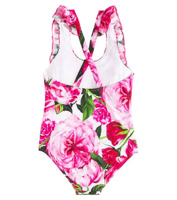 Maillot de bain à fleurs | Dolce&Gabbana Kids