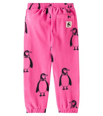 Penguin fleece sweatpants | Mini Rodini