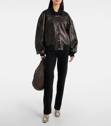 High-Rise Tapered Jeans Corben | Khaite