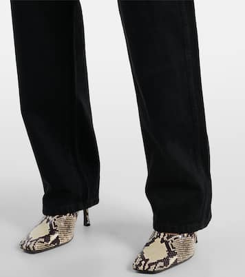 High-Rise Tapered Jeans Corben | Khaite