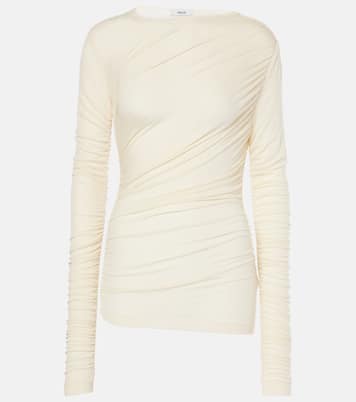 Tania ruched jersey top | Agolde