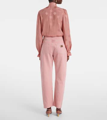 Jeans rectos de tiro medio | Dolce&Gabbana