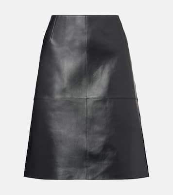 Midirock aus Leder | Toteme