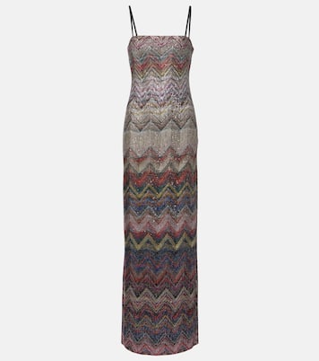 Zig Zag embellished maxi dress | Missoni