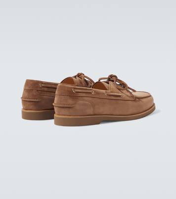 Suede boat shoes | Brunello Cucinelli