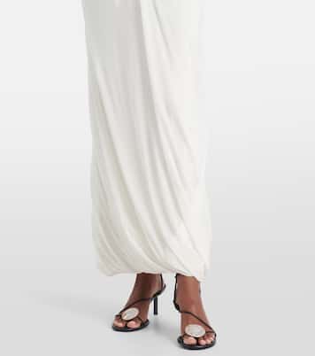 Maxikleid Paisley Disconnect  aus Jersey | Christopher Esber