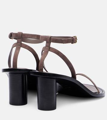 Sandalen Idris aus Leder und Veloursleder | A.Emery