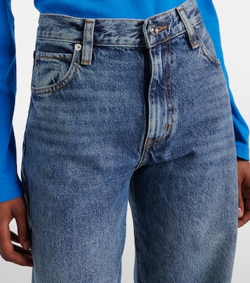 Candle mid-rise barrel-leg jeans | Frame