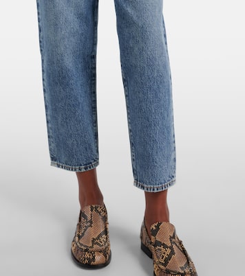 Candle mid-rise barrel-leg jeans | Frame