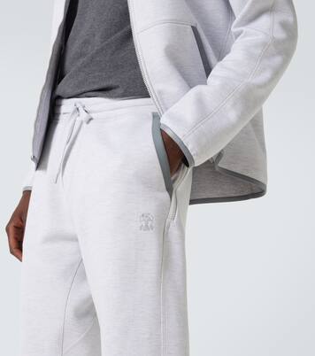 Pantalon de survêtement en coton mélangé | Brunello Cucinelli