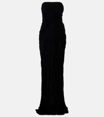 Robe bustier longue Radiance en coton | Rick Owens