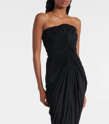 Robe bustier longue Radiance en coton | Rick Owens