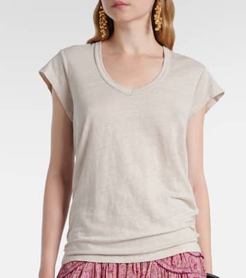 T-Shirt aus Leinen | Marant Etoile