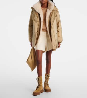 Vera suede combat boots | Moncler