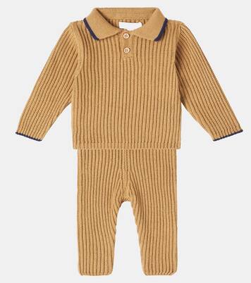 Baby Oscar polo sweater and pants set  | Bebe Organic