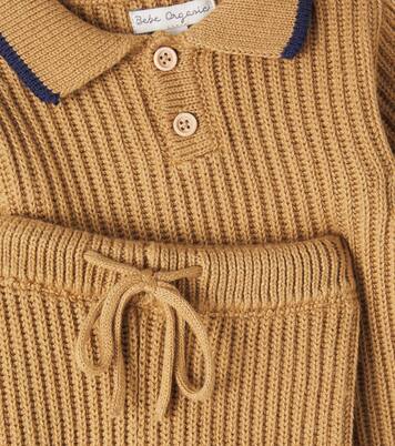Baby Oscar polo sweater and pants set  | Bebe Organic