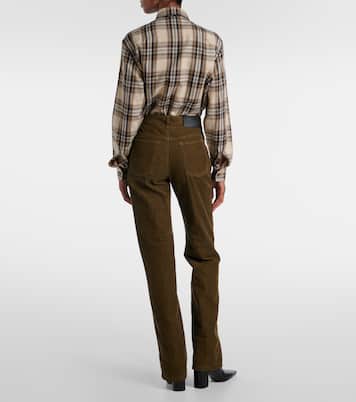 Weite Hose Clyde aus Baumwoll-Cord | Saint Laurent