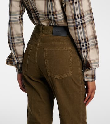 Weite Hose Clyde aus Baumwoll-Cord | Saint Laurent