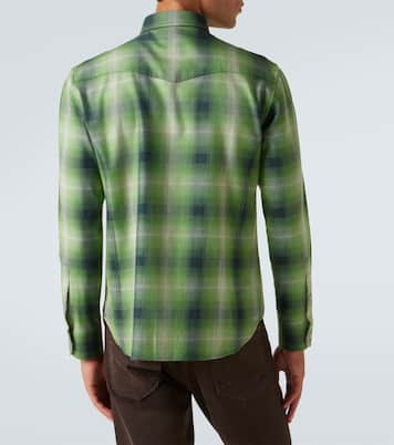Checked cotton shirt | Tom Ford