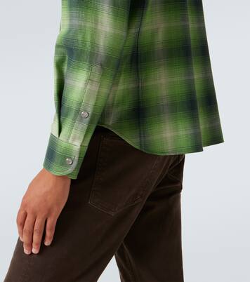 Checked cotton shirt | Tom Ford