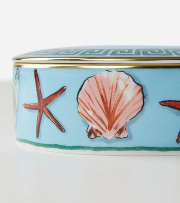 Il Viaggio di Nettuno round box by Luke Edward Hall | Ginori 1735