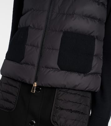 Daunenjacke mit Schurwolle | Moncler