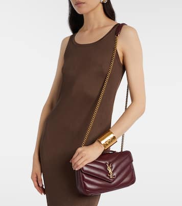 Loulou Small leather shoulder bag | Saint Laurent