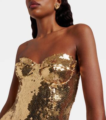 Sequined bustier dress | Dolce&Gabbana