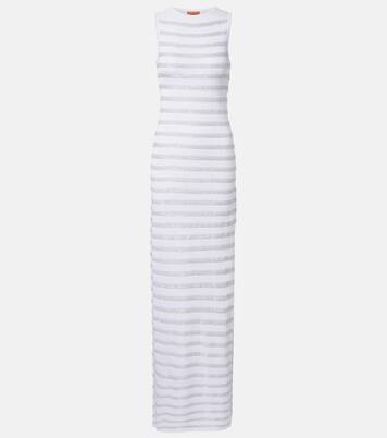 Sequined striped maxi dress | Missoni