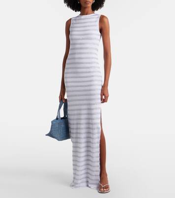 Sequined striped maxi dress | Missoni