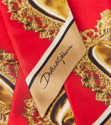 Bedrucktes Tuch aus Seiden-Twill | Dolce&Gabbana