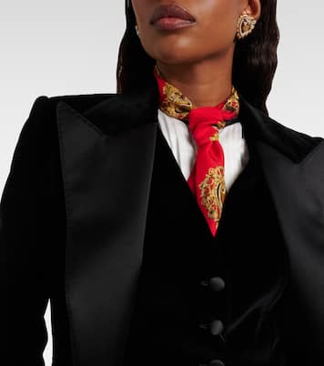 Bedrucktes Tuch aus Seiden-Twill | Dolce&Gabbana