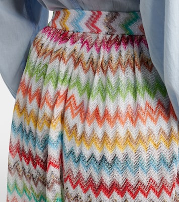 Zigzag lamé shorts | Missoni