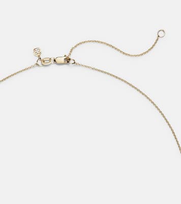 UFO 14kt gold pendant necklace with diamonds | Sydney Evan