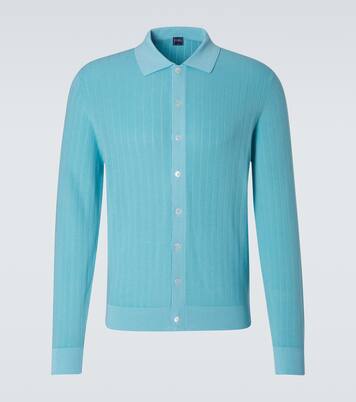 Matheus ribbed-knit cotton cardigan | Fedeli