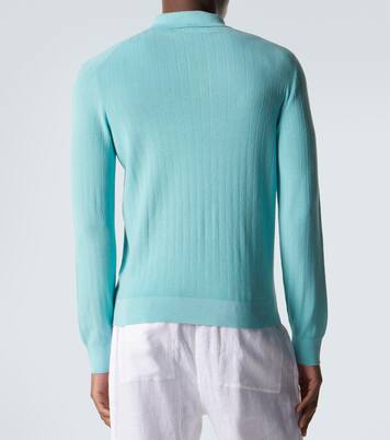 Matheus ribbed-knit cotton cardigan | Fedeli