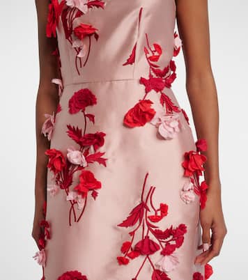 Robe de cocktail à appliqué | Erdem