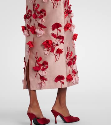Robe de cocktail à appliqué | Erdem