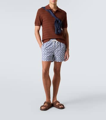 Vidal knit cotton polo shirt | Frescobol Carioca