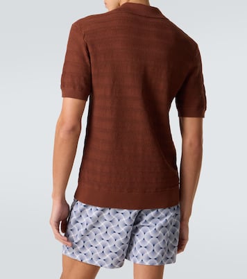 Vidal knit cotton polo shirt | Frescobol Carioca