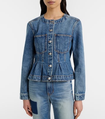 Zahara denim jacket | Veronica Beard