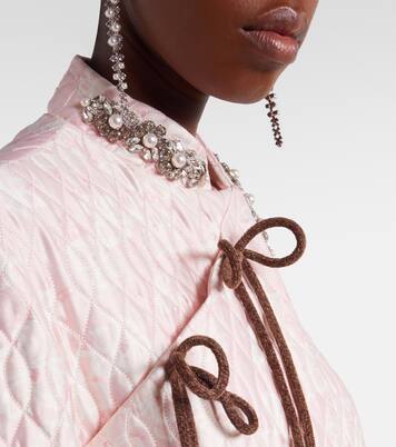 Embellished quilted jacket | Simone Rocha